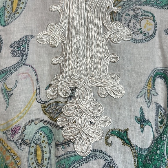 Charter club luxury linen tunic blouse - Picture 2 of 11